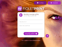 Tablet Screenshot of fioletprint.pl